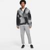 Nike Мужская куртка Sport Essentials с принтом Tie-Dye Sherpa с капюшоном, верхняя одежда Moon-Fossil-Grey DD5010-010