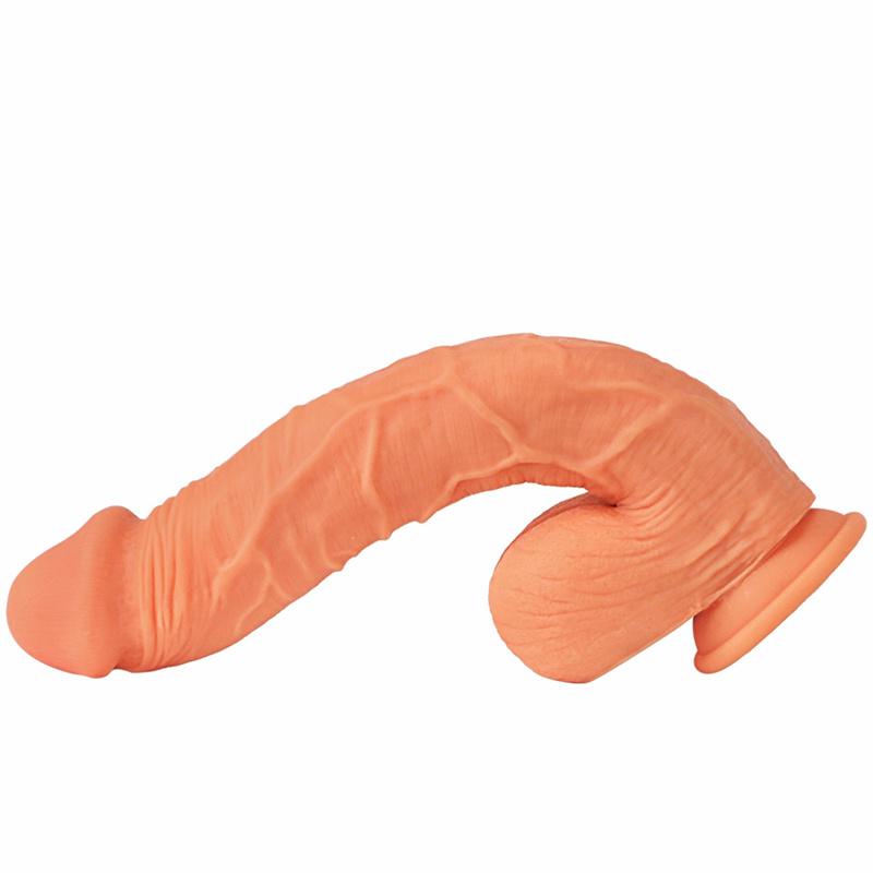 Women's Oversized Dildo Silicone Sucker Manual Double Layer Oversized 35cm Super Soft Adult Products