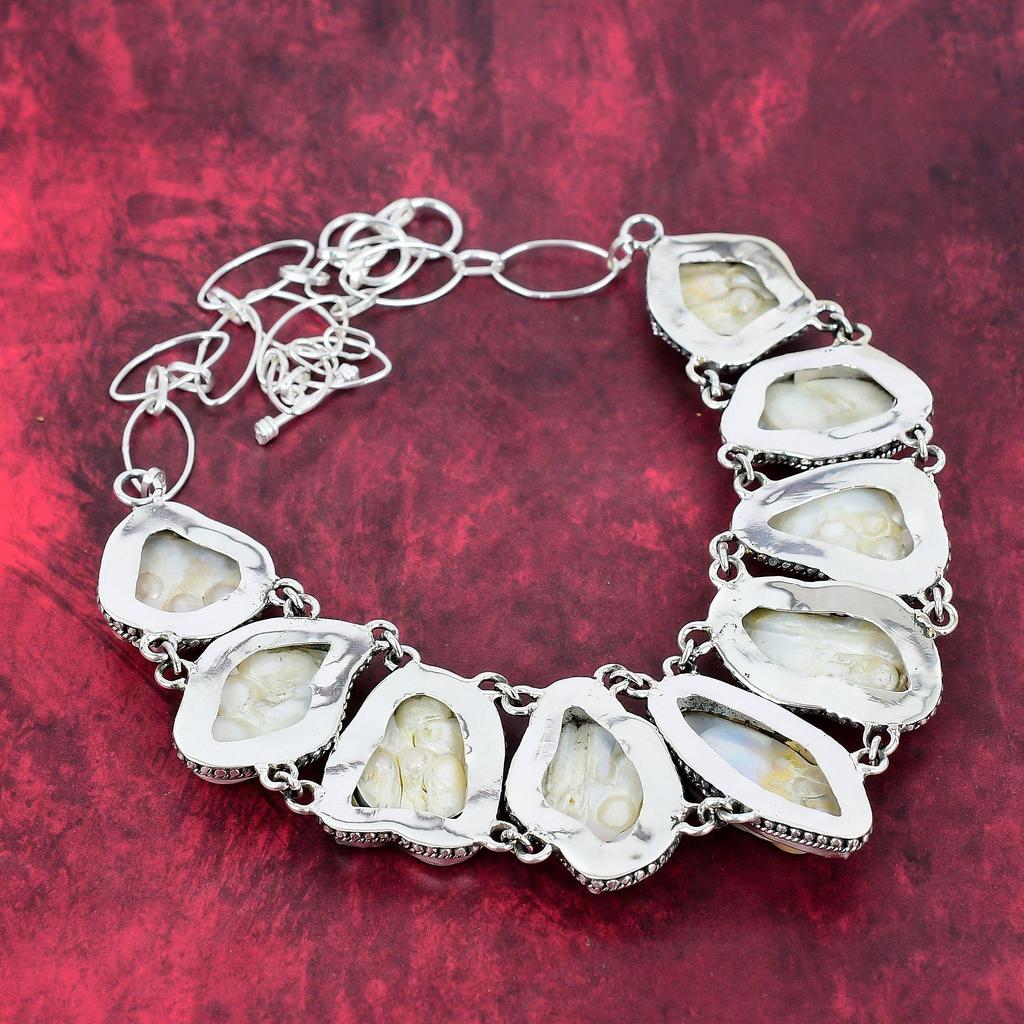 Жемчужное ожерелье Blister Biwa, ювелирные изделия из драгоценных камней, регулируемое ожерелье-цепочка из стерлингового серебра 925 пробы, подарок для женщин, ожерелье ручной работы