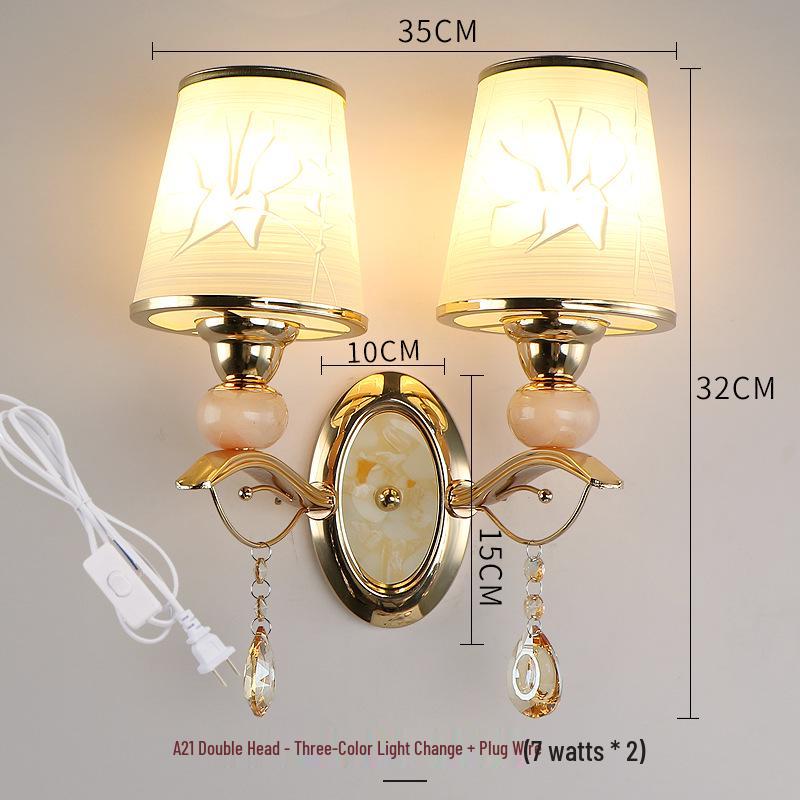 2025 Современный теплый настенный светильник для спальни, гостиной, столовой и лестницы