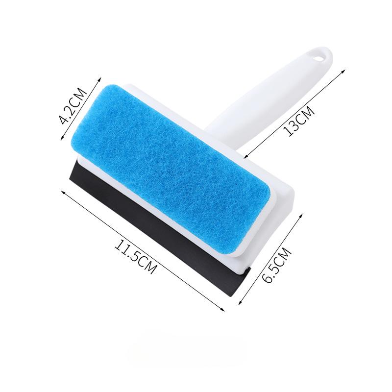 Стеклоочиститель Зеркальная губка Скраб для чистки ванной комнаты Щетка для чистки рабочего стола в ванной комнате Подвесной очиститель для воды Стеклоочиститель для окон