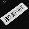 Nike Круглый вырез, стандартный крой, однотонная вышитая эмблема, короткий рукав, футболка для мужчин, черная 923543-010