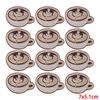 10 Pcs/lot Wholesale Embroidery Patch Iron On Patches For Clothing Patches On Clothes Jackets Decor Applique Sew Supplies