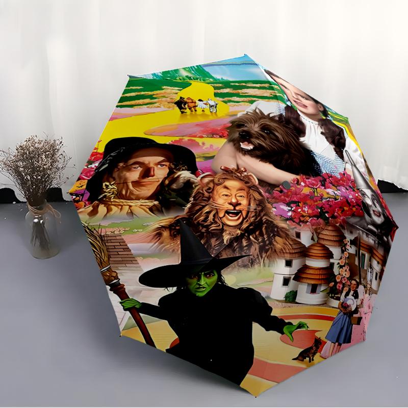 1pc The Wizard of Oz2 Umbrella, Sun Protection, And UV Shielding. It Has Eight Sturdy Ribs for Outdoor Use And Perfect Gift