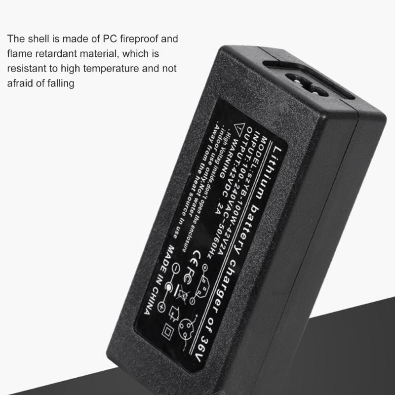 Зарядное устройство для электроскутера Зарядное устройство для электровелосипеда Зарядное устройство для гироскутера Зарядное устройство для электросамоката 42V2A Зарядное устройство для гироборда