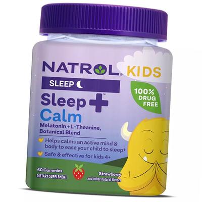 Здоровый сон ребенка, Kids Sleep + Calm, 60таб Клубника (72358035)