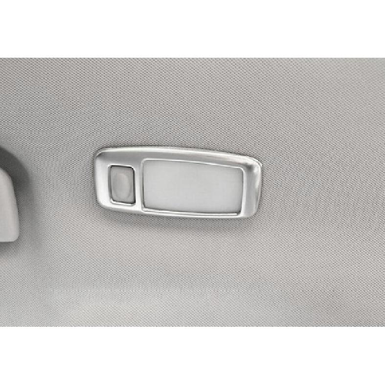 Подходит для Nissan Altima/Teana - Серебристая стальная накладка на плафон заднего освещения