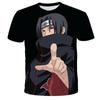 Cartoon Boys T Shirt For Summer Men Naruto 3D Print T-Shirts Short Sleeves Kids Clothes Tops