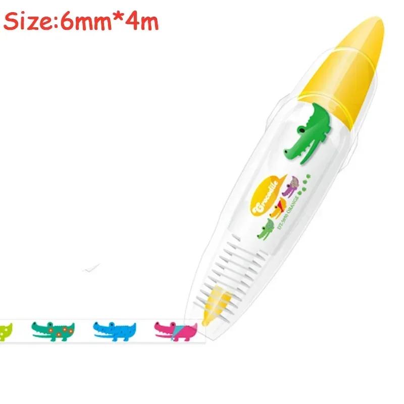 Kawaii корректирующий пояс Kawaii аксессуары для девочек, декоративные наклейки для рук, маркерная ручка, школьные канцелярские принадлежности, офисные принадлежности