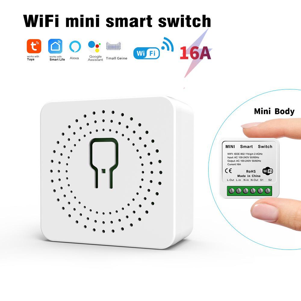 Умный WiFi автоматический выключатель Graffiti с голосовым управлением Alexa и DIY таймером для домашних светильников
