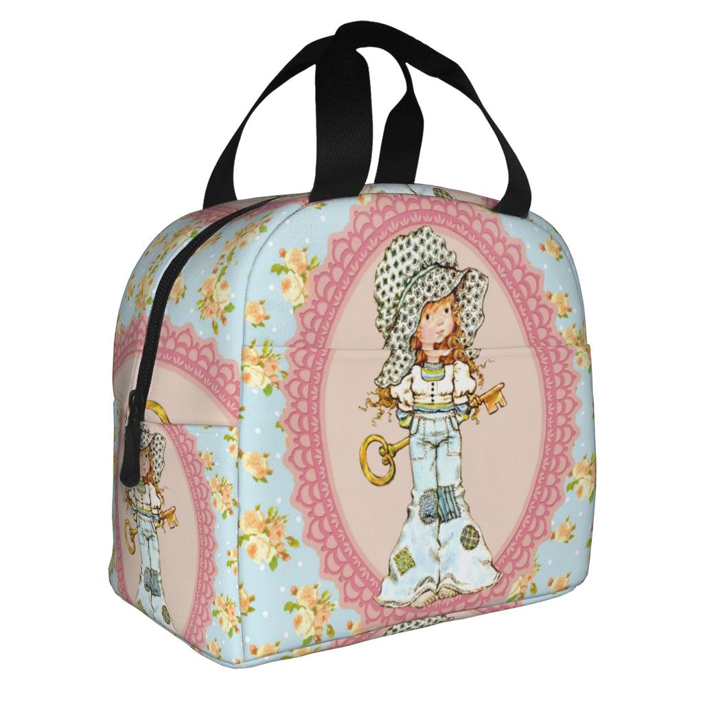 Cartoon S-Sarahs K-Kays Lunch Bag Men Women Kawaii Girl Cooler Thermal Insulated Lunch Boxes for Adult Office
