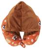 Подушка-воротник с капюшоном Marushin, Disney Чип и Дейл, Расслабляющая/Чип, Наполнена шариками, Трансформируется в мягкую игрушку, Двусторонняя, 2215038100