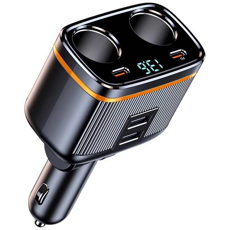 Портативное автомобильное зарядное устройство Quick Charge 3.0 и USB 20 Вт Адаптер прикуривателя 128 Вт Высокая мощность 12 В/24 В Автомобильный разветвитель