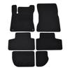 Tapis De Sol - Mercedes - GLB X247 - Velours Noir - 6 Pièces - Antidérapant - Sur Mesure