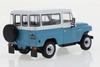 Scale Nissan PATROL 300 1970 Light Overseas Specification Finished Model FIRST43 1/43 H-60 Blue/White F43-164