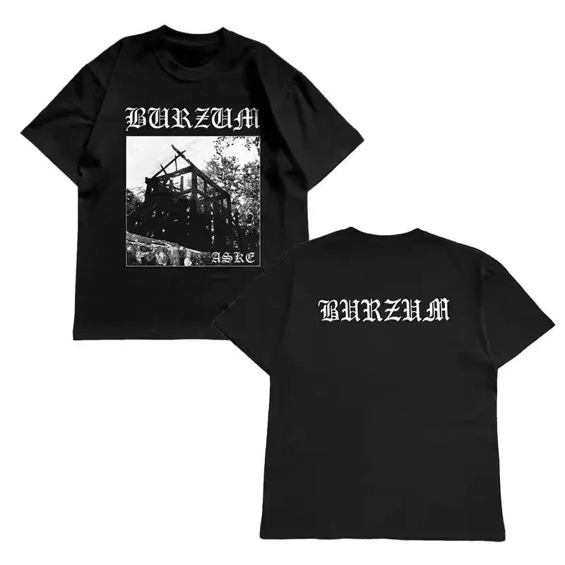 Burzum Blow Женская хлопковая футболка с коротким рукавом Летняя Высококачественная футболка для фанатов Удобная мужская футболка с круглым вырезом Классические топы