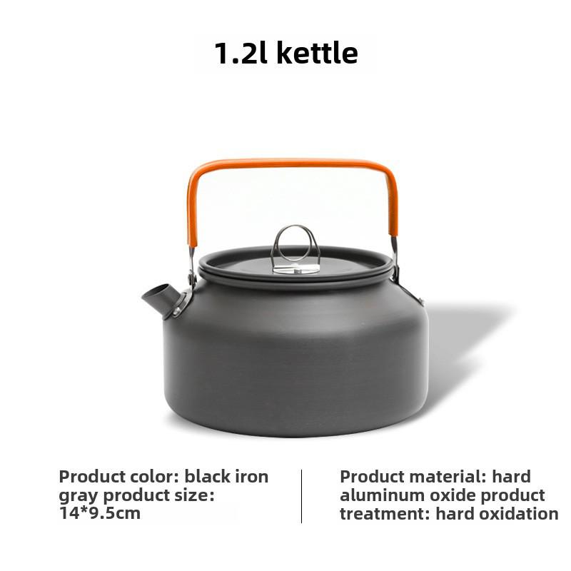 Большой емкости портативный чайник и заварочный чайник для кемпинга на открытом воздухе