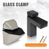 Регулируемый стеклянный держатель полки из сплава Стеклянные зажимы Держатель кронштейна для полки