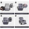 Waterproof 1 Seater Recliner Sofa Cover Washable Sofa Mat Durable Armchair Cover  Living Room