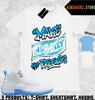 Футболка в тон AJ 12 Melo Denver Nuggets Для кроссовок Зарабатывай деньги, а не друзей Унисекс Футболка