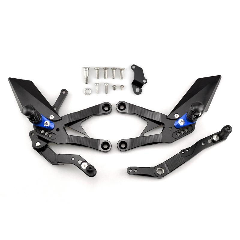 FOOTBOARDS For YAMAHA YZF-R1 2015-2024 Rear Sets Heighten Pedal Adjustable Rearsets FootPegs Shift Lever Brake Kit
