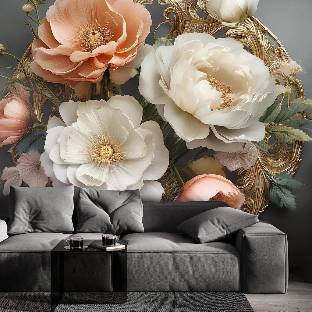 Wallpaper Natural Glamour Flowers