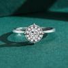 Tancise Classic стерлингового серебра 925 пробы кольцо с цирконом женские ювелирные изделия свадебное обещание вечерние подарок
