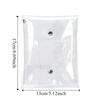 Transparent Doll Storage Pouch Flower Keychain Outdoor Doll Display Bag  Plush Doll