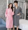 Japanese Style Thin Yukata Pajamas for Spring & Summer - Unisex Plus Size Bathrobe for Women & Men, 200 Jin Beauty Salon, Autumn Pajamas.