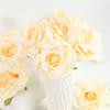 20 шт. искусственный цветок голова 10 см цветок розы для новогоднего свадебного украшения DIY шелковый цветок для вечеринки