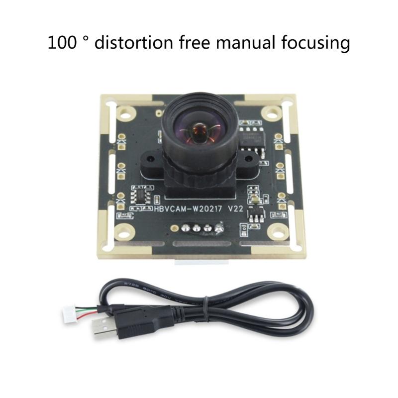 USB 1280x720 OV9732 Модуль видеокамеры 1MP 72/100 Регулируемый объектив с ручной фокусировкой Модуль мониторинга Подключи и используй