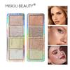 Misiou Beauty Founded Grilled Powder Face Brighter Shadow, трехмерный глянцевый румянец для восстановления теней для век Встроенная пластина
