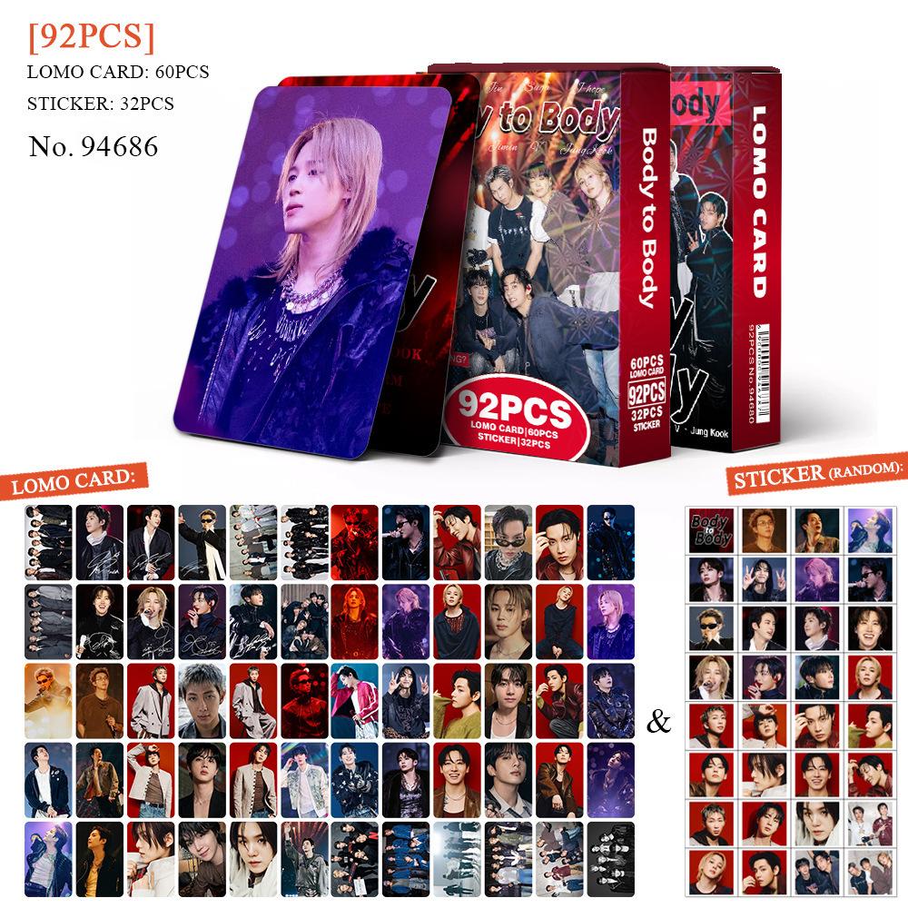 92 BT BTS photo album JK SUGA star KPOP peripheral LOMO photo card