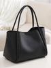 Женская высококачественная мягкая кожаная сумка-тоут - Большой вместимости, Маленький нишевый дизайн для поездок на работу