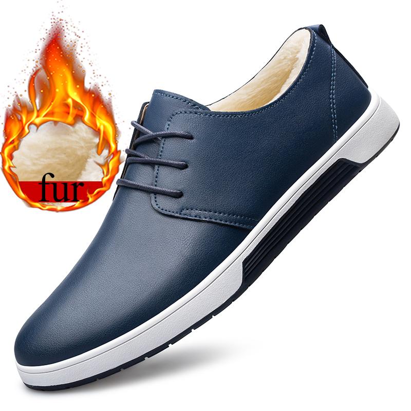 Мужские туфли-оксфорды на мягкой подошве со шнуровкой, роскошные брендовые удобные синие туфли из натуральной кожи, зимние новые походные туфли, дизайнерские кроссовки для мужчин