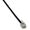 Telephone RJ9 Male to 2 Female 4P4C Connector Adapter Splitter Extension Cable
