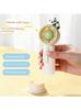 Creative Donut-Shaped Handheld Fan, Cute Cartoon Design, Lightweight and Quiet Mini Fan, Cartoon Cute