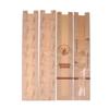 10Pcs Oil Proof Kraft Paper Long Bread Bags With Transparent Window Baguette Baking Packaging Bags For Birthday Party Event
