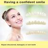 6Pcs with Moldable Thermal Beads Denture Temporary Filling Kit Upper Veneer Cosmetic Tooth  Travel
