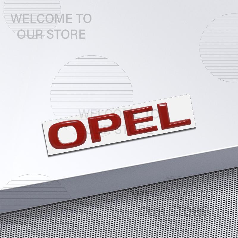 Car Decor Metal For Corsa Opel OPC Zafira Mokka Insignia Calibra Letter Emblem 3D Sticker Accessories Tail Rear Trunk Decals