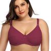 Beauwear Plus Size 36-52 Big Cup D E F Cup Unlined Bra Women Basic Underwear Full Coverage Underwire Supportive Bh