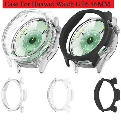 Защитный чехол для смарт-часов Huawei Watch GT6 46 мм, чехлы с покрытием ПК-рамки