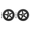 2Pcs 6 Inch Electric Wheelchair Wheel Anti Slip Smoother Use High Sensitivity Replacement Wheel