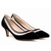 Summer Women Plus Size OL Low High Heels Sexy Matte Leather Pointed Toe Office Pumps Wedding Shoes Fashion Shoe