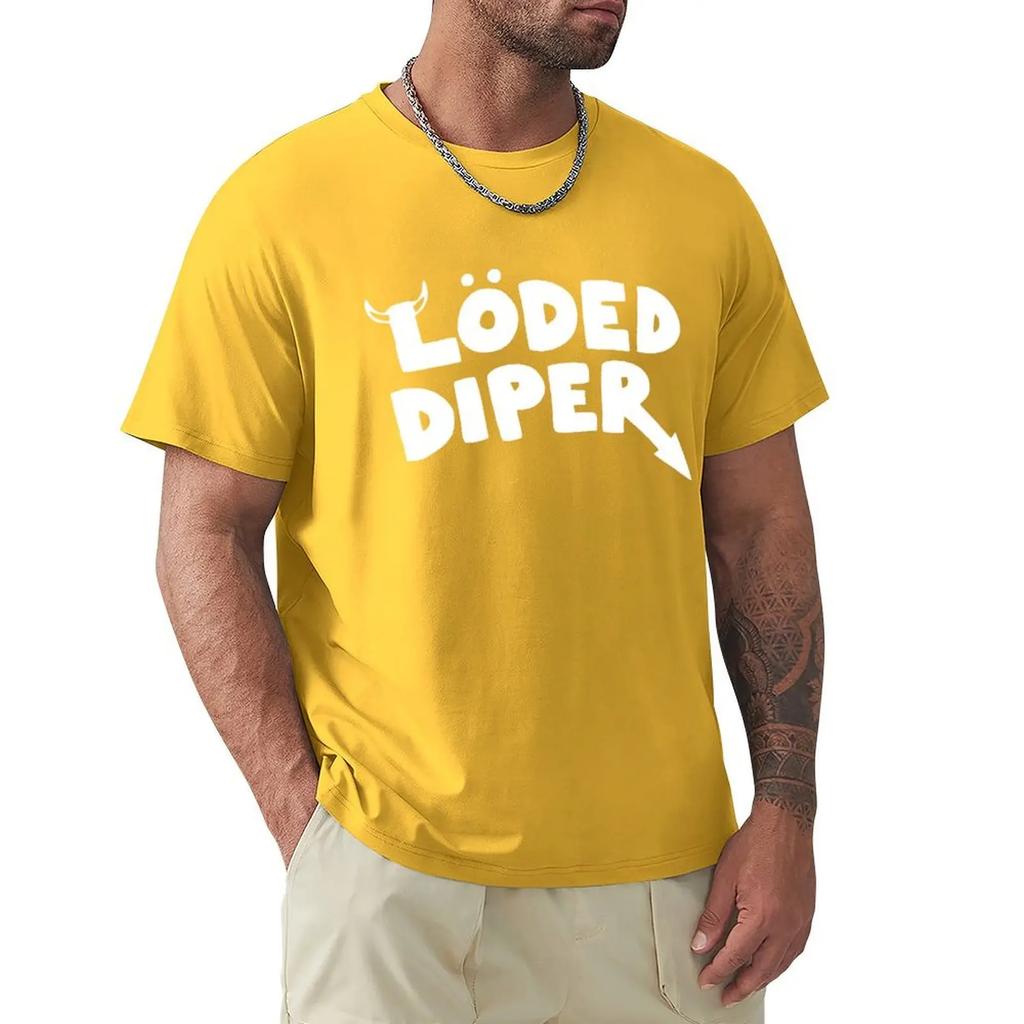 Футболка LODED DIPER DIARY OF A WIMP KID Футболка Harajuku с коротким рукавом Футболка с графикой из 100% хлопка