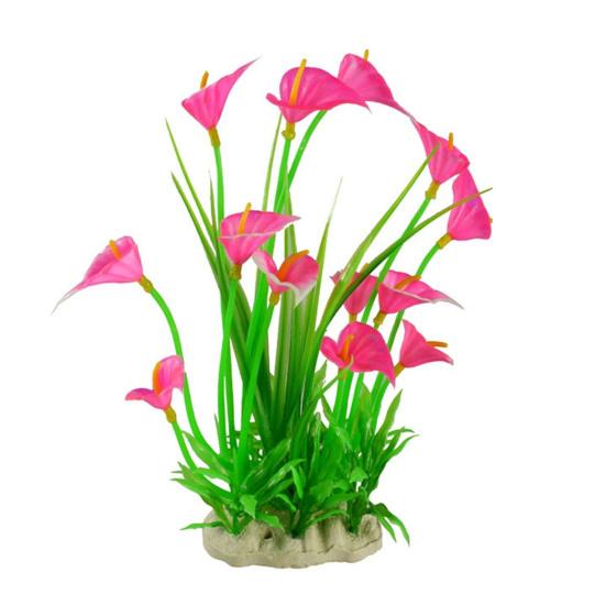 Искусственные водные растения с прочным основанием, реалистичные, экологически чистые, яркие, цветные, имитационные модели растений