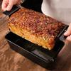 2in1 Large Meat Bread Loaf Non-Stick Pan Set with Removable Insert & Drain Tray Durable Kitchen Gadgets for Healthy Baking