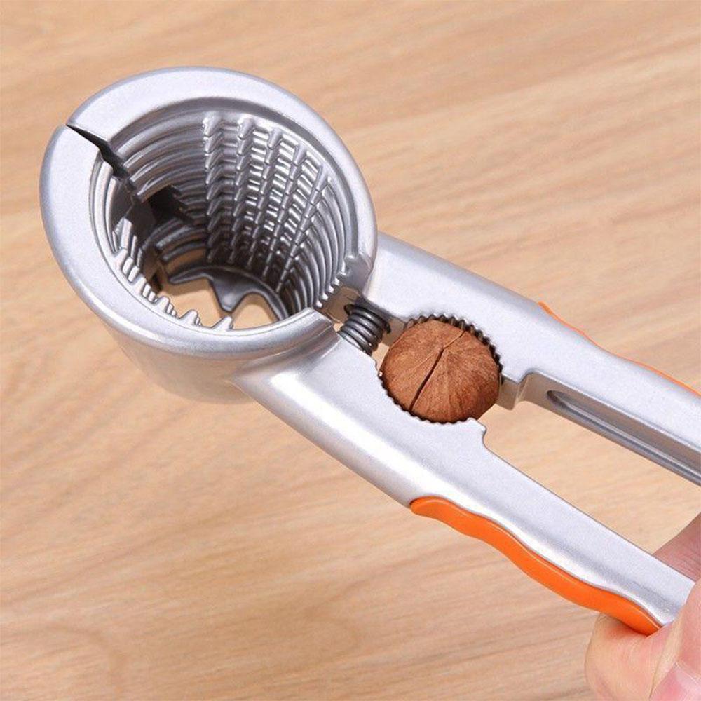 Многофункциональный кухонный инструмент, орехокол, шелушитель, орехокол, плоскогубцы, металлический открывалка, орехокол из нержавеющей стали
