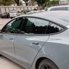 Наклейка на оконную раму автомобиля для Tesla Model 3, аксессуары для внешнего украшения, дверная ручка из ПВХ, черная защитная накладка, полоски