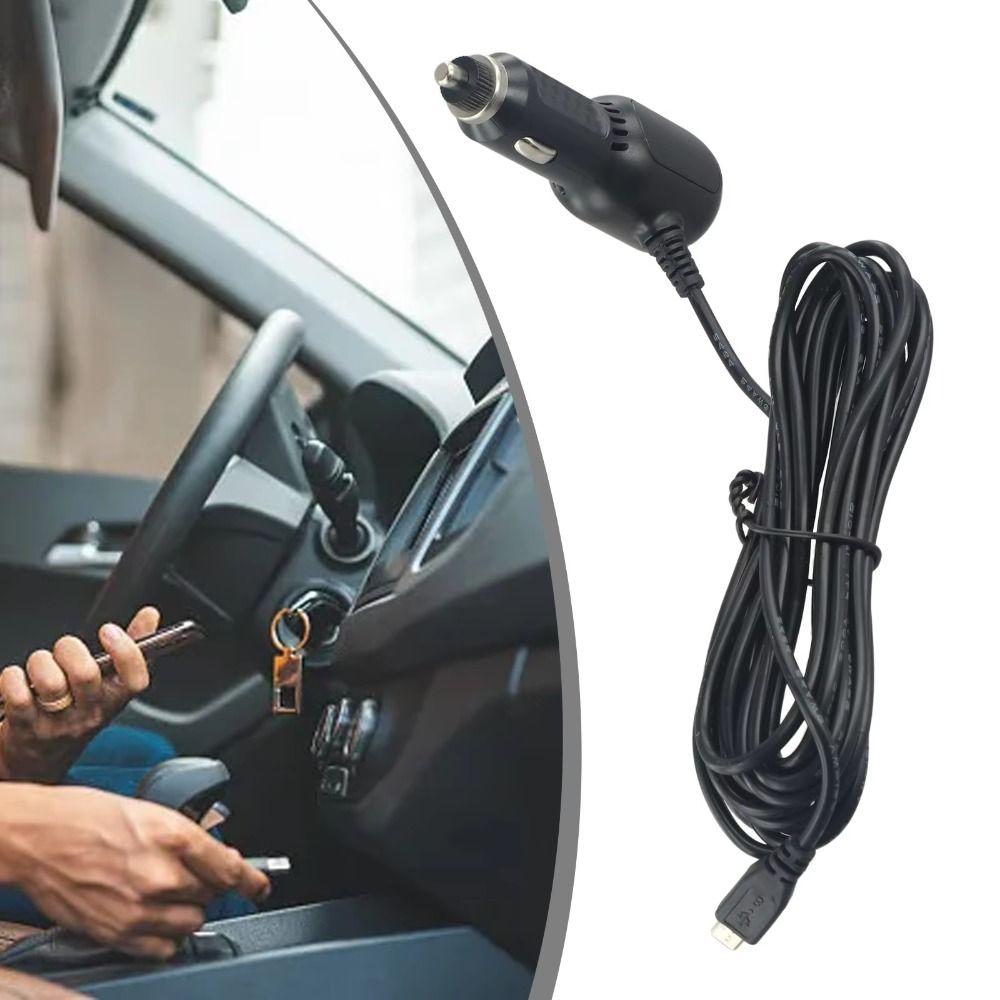 Зарядное устройство для видеорегистратора Type-C Mini-USB 12В/24В Входной адаптер питания для автомобиля Автоаксессуары